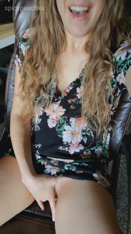 Creamy Fingering Masturbating Moaning vagina Lips vagina Spread Upskirt Wet cunt Wet and Messy Porn GIF