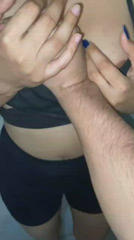 Bhabi humongous boobs Bollywood Desi Hindi Indian Pakistani Punjabi Porn GIF