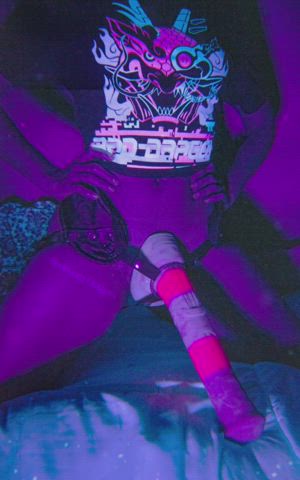 Bad Dragon Chastity lovers Cuckold Femdom massive Dildo Pegging Real couple Strap On Porn GIF