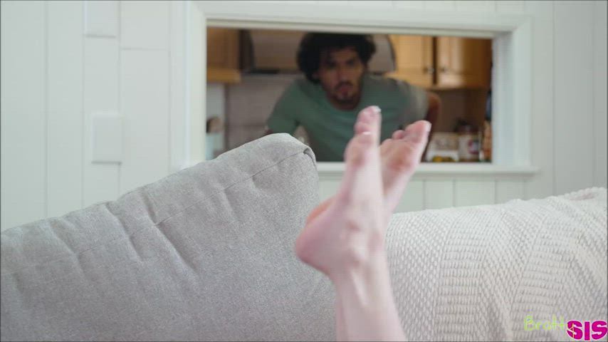 Alex Coal butt Creampie Jiggling Natural boobs skinny Small boobs Step-Sister gangbang Porn GIF