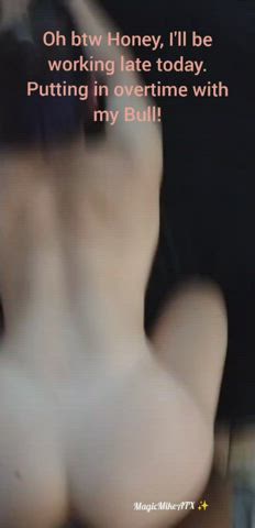 BBC enormous butt gigantic rod Cuckold Doggystyle Fitness Hotwife Interracial Muscular chick GF chick Porn GIF