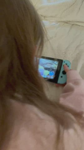 AMWF yellow-haired Creampie Porn GIF