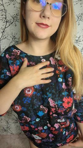 Amateur enormous boobies boobies sexy Glasses huge breasts teen tits Porn GIF