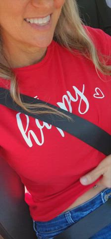 gigantic boobs Bouncing tits Flashing Jiggling MILF Naked Nude Public breasts Porn GIF