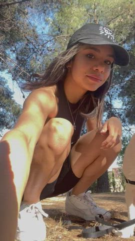 massive Nipples titties Flashing latina Outdoor Public Small titties young Titty Drop Porn GIF