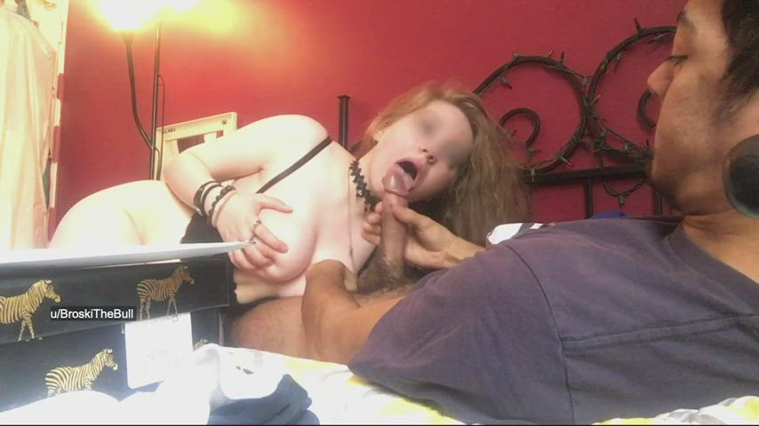 blondie spunk jizz In Mouth sucking Vixen Porn GIF