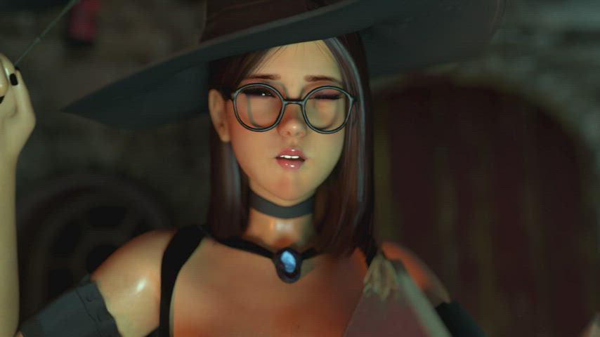 3D Animation Cartoon Fantasia Fantasy Futanari MILF teenie Porn GIF