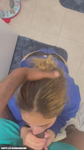 Amateur BBC big rod blowjob Cumshot Deepthroat Facial Interracial Rough Porn GIF