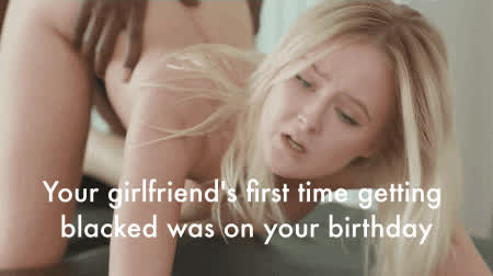 BBC Breeding Caption Cheating Creampie Hardcore Interracial Natalia Starr Stranger Porn GIF