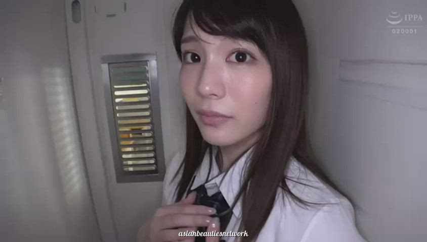 oriental Babe large boobs boobies Busty asian Japanese Korean young Porn GIF