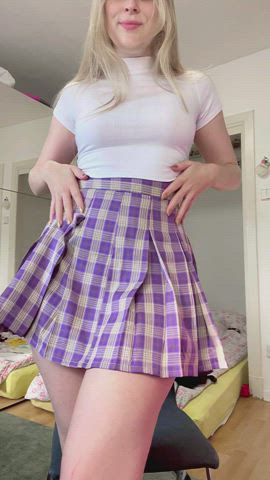 Amateur blondy sweet Natural breasts OnlyFans Pornstar teen TikTok titties Porn GIF