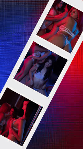 French Kissing Friends chicks Lesbians Party Pawg Porn GIF