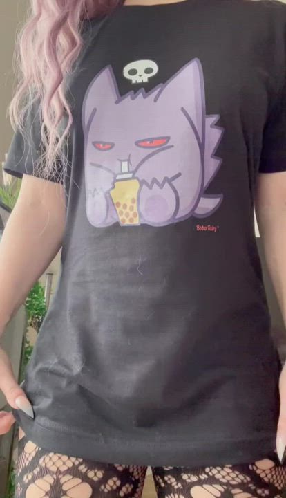 Alt Areolas Emo Fishnet Goth Long Hair Nails Nipple Pale Shaved Porn GIF