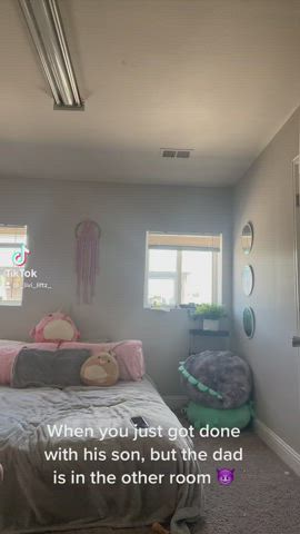 Caption Flashing Solo Teasing TikTok Porn GIF