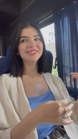 Areolas boobies Brunette Flashing Model Nipples OnlyFans titties r/HoldTheMoan Porn GIF