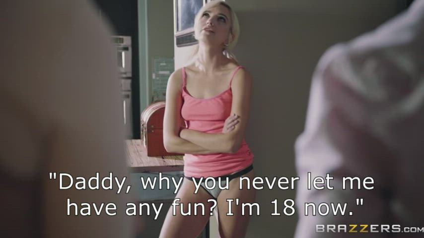 Caption Cumshot Daddy Daughter Forced Rough Stranger Taboo young Porn GIF