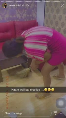 Bollywood Celebrity Downblouse Indian Natural breasts Porn GIF