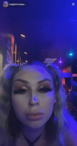 blonde Nipples Stripping meaty Porn GIF