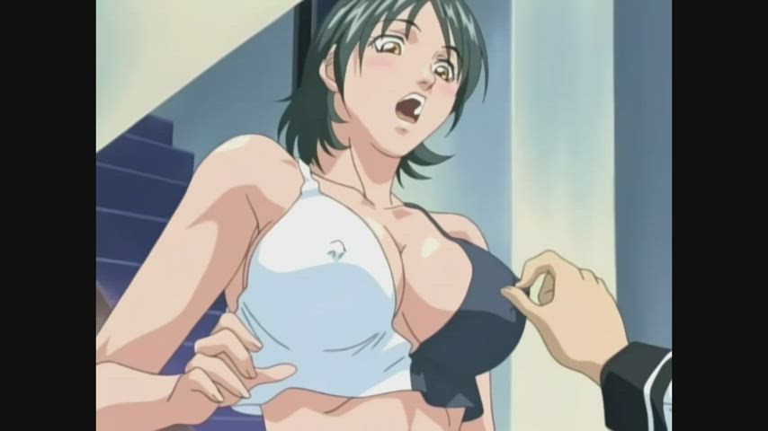 Bondage Cowgirl Creampie Doggystyle Hentai Leash Masturbating Toys Uncensored Porn GIF