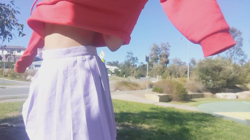 boobies charming Exhibitionism Exhibitionist Flashing TikTok melons Porn GIF