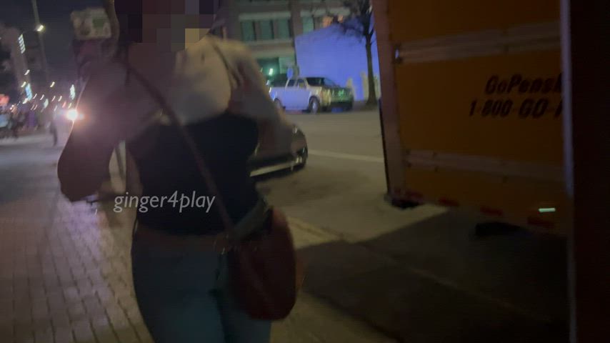 big melons Busty Exhibitionism Exhibitionist Flashing Outdoor Police Public ginger4play Porn GIF