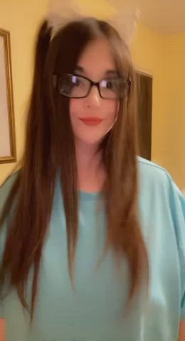 Amateur large breasts tits Brunette Nipples OnlyFans TikTok tits Titty Drop Porn GIF