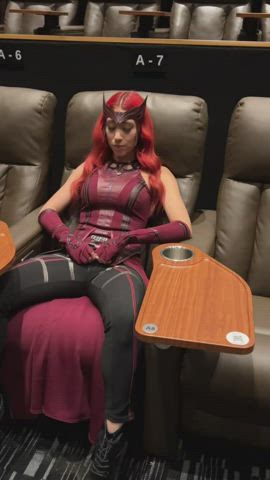 Flashing Public vagina Superheroine Porn GIF