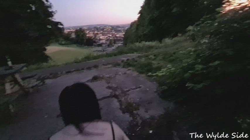 Amateur BBC large booty massive titties Cumshot Doggystyle POV Public Rough Porn GIF