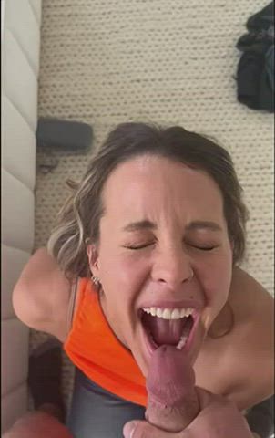 Amateur monstrous cock CFNM spunk spunk In Mouth Cumshot Homemade Kate Marley Real couple Porn GIF