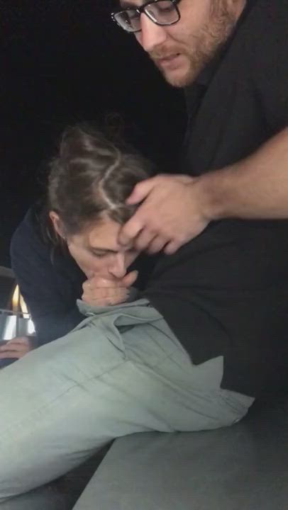 oral sex spunk Swallow Long Hair Public teenie Porn GIF