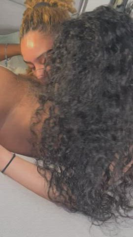 BBC bj lovers Cuckold Hotwife Interracial MFM Swingers Porn GIF