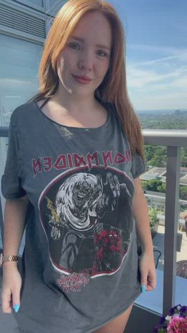 Amateur gigantic breasts breasts OnlyFans ginger breasts Titty Drop Porn GIF