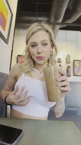 breasts Busty Flashing teenie titties Porn GIF