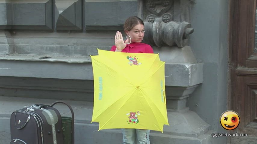 Accidental massive boobs melons Funny Porn Natural breasts Public breasts topless Porn GIF