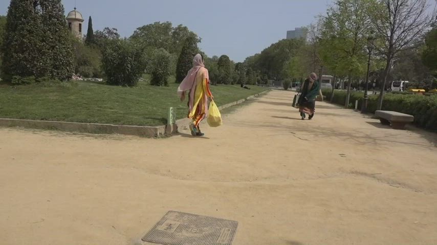 asian Exhibitionist Flashing Japanese Nude Public Squirting Voyeur Wet twat Porn GIF