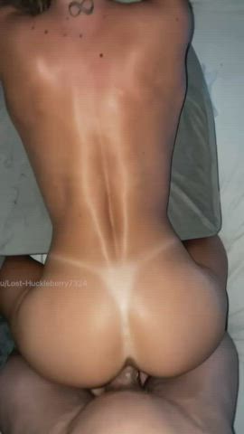 Amateur Canadian Doggystyle cunt Real couple Tanlines Porn GIF