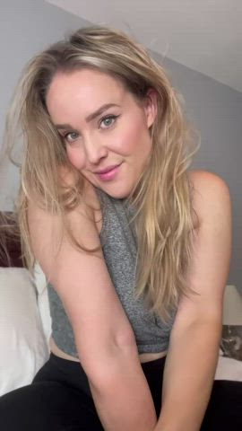 Amateur giant boobs melons Flashing Hotwife Innocent MILF Pornstar breasts Porn GIF