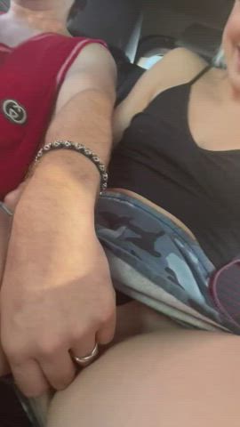 Car Car Sex Fansly Fingering Labia OnlyFans Public vagina pussy Lips Porn GIF