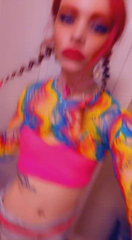 18 Years cougar Barely Legal College Dancing Festival skinny petite Small titties teen Porn GIF