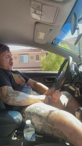 massive schlong Car Caught Exhibitionism Exhibitionist MILF Public Voyeur r/CaughtPublic Porn GIF