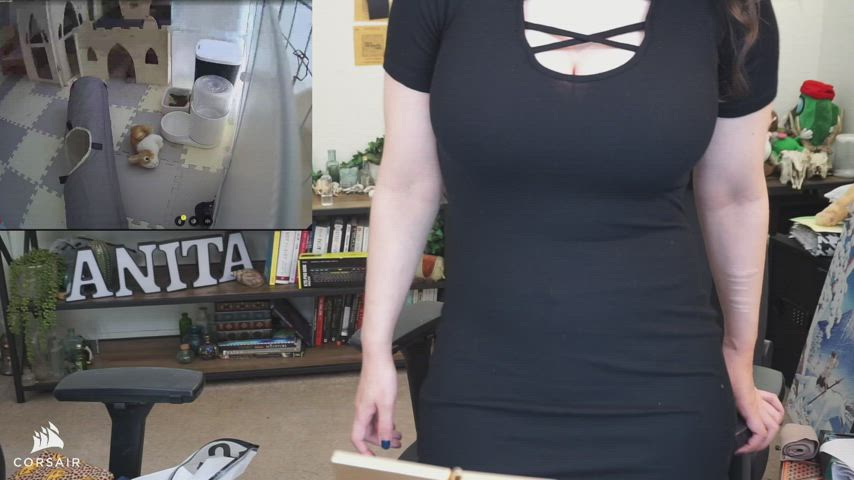 enormous ass gigantic titties British Porn GIF