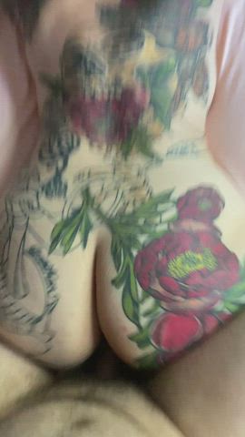 behind huge ass Doggystyle Pawg Pronebone Tattoo wide Twerking Porn GIF