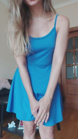 blondy Dildo Dominatrix Domme Femdom OnlyFans thin Strap On Porn GIF