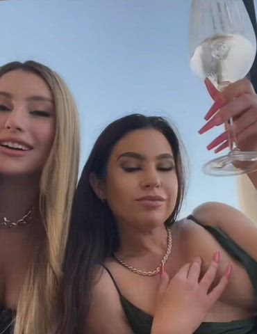 boobies Downblouse Nipslip TikTok Porn GIF