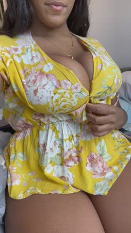 18 Years mature tits Bouncing boobies Porn GIF