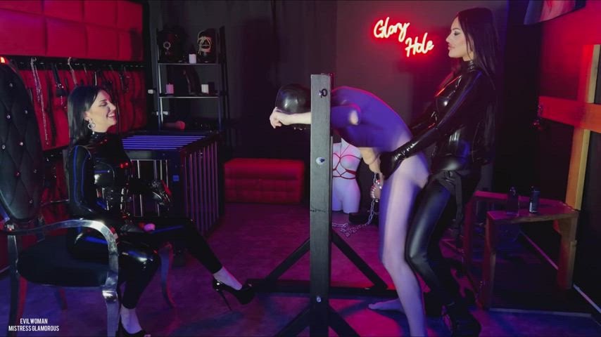 Domination Domme Femdom Mistress Pegging Strap On Porn GIF