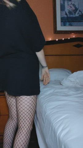 Bending Over Fishnet whores Hardcore Hotel Pornstar Sex Strap On Porn GIF