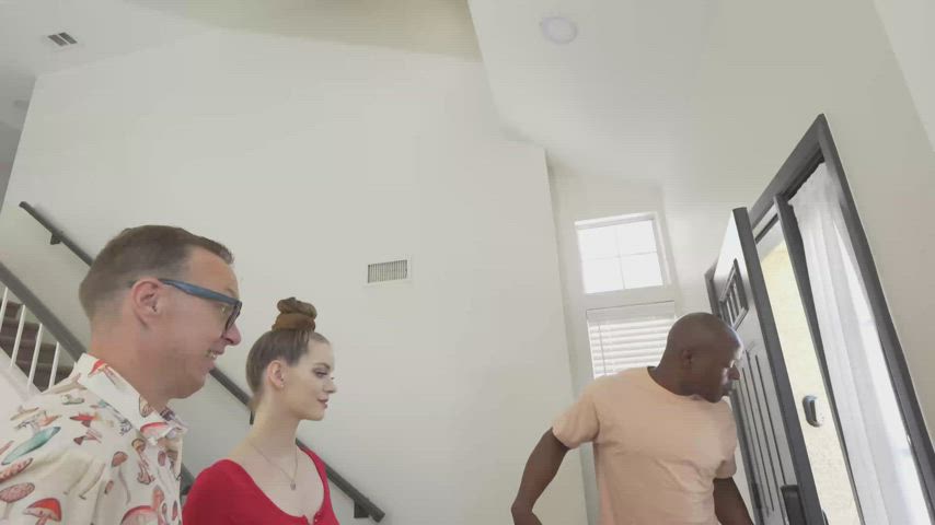 BBC monstrous dong Cuckold Cumshot Erin Everheart Interracial Long Hair Pawg Porn GIF