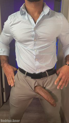 BBC massive cock meat Foreskin Monster rod penis Tease Teasing chunky meat Uncut Porn GIF