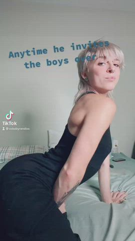 Dancing Hotwife OnlyFans Sharing Swinger Swingers orgy TikTok Twerking Porn GIF